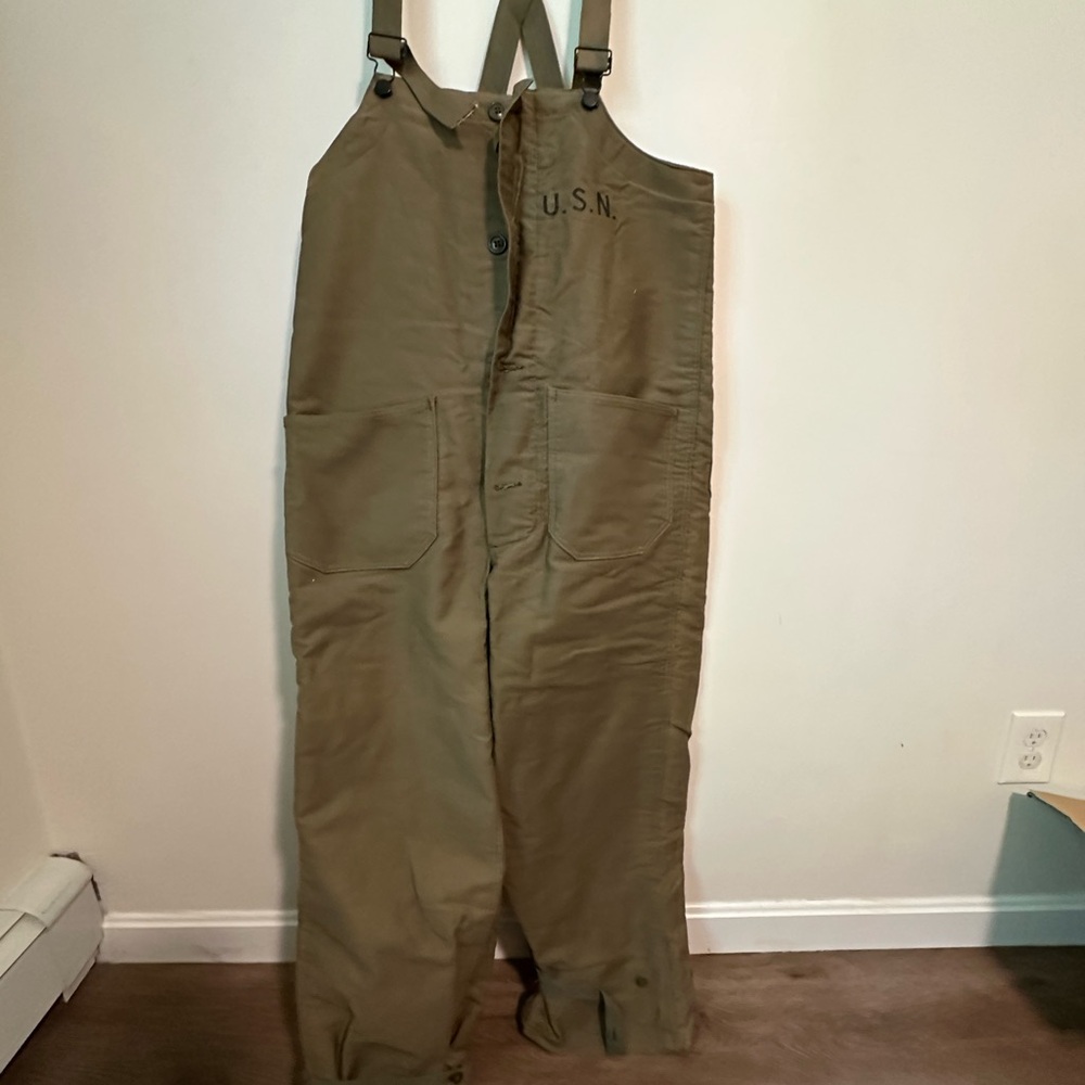 USN Olive Green Overalls